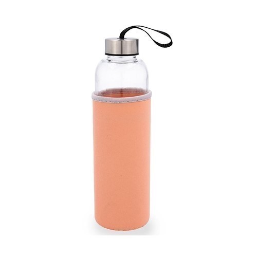 BOTELLA QUIDATE 0.6L C/FUNDA MELOCOTON
